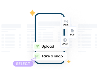 Snap or Upload Invoices to the app Snap or Upload Invoices to the app
